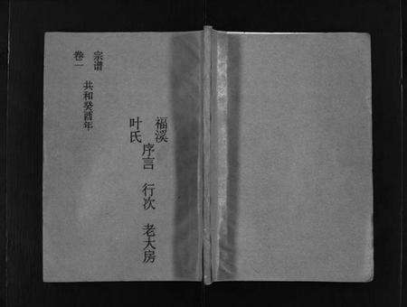 浙江叶氏族谱-福溪叶氏宗谱 [5卷].pdf电子版预览图1