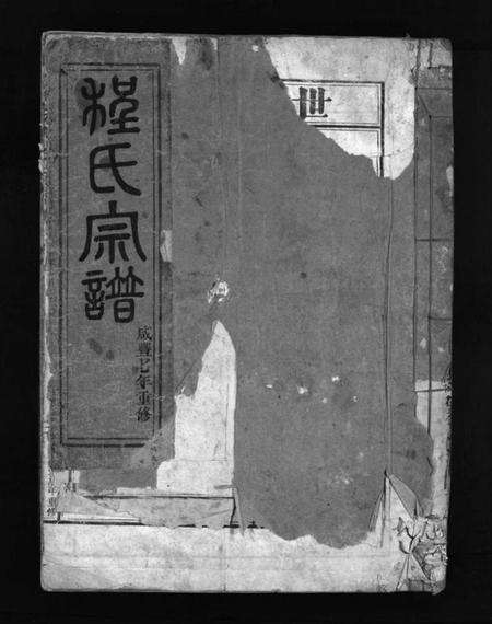 浙江程氏族谱-程氏宗谱 [不分卷].pdf电子版预览图1