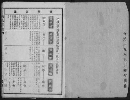 湖北黄氏族谱-黄氏宗谱续修.pdf电子版预览图1