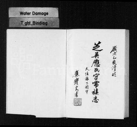 浙江应氏族谱-芝英应氏守常族志.pdf电子版预览图2