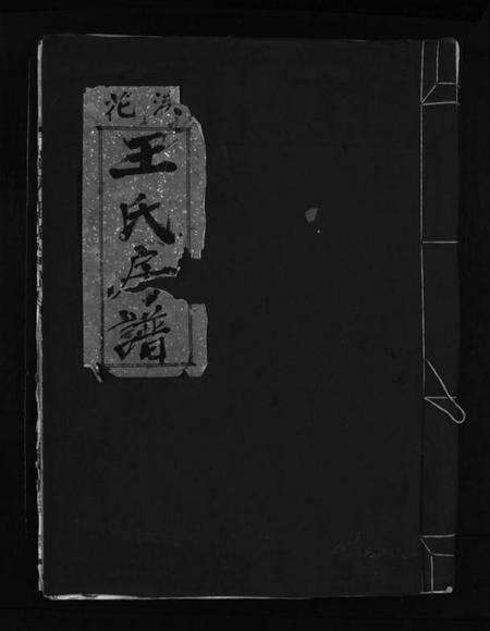 浙江王氏族谱-花浃王氏房谱 [不分卷].pdf电子版预览图1