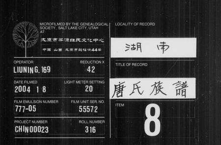 湖南唐氏族谱-唐氏族谱 [残卷].pdf电子版缩略图