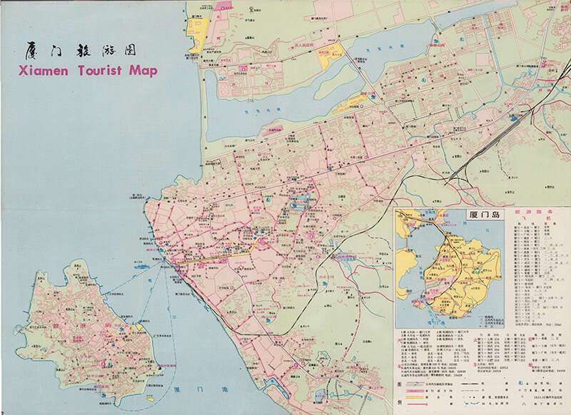 1991年《厦门旅游图》预览图1