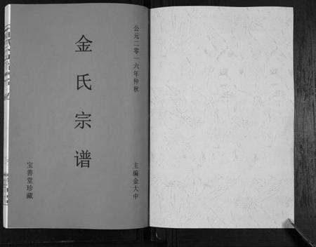 江苏金氏族谱-金氏宗谱.pdf电子版预览图1