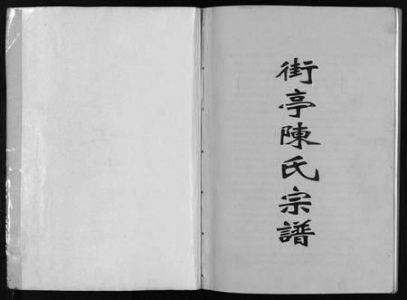 浙江陈氏族谱-街亭陈氏宗谱 [2卷].pdf电子版预览图2