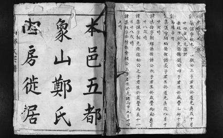 浙江郑氏族谱-象山郑氏宗谱 [不分卷].pdf电子版预览图1