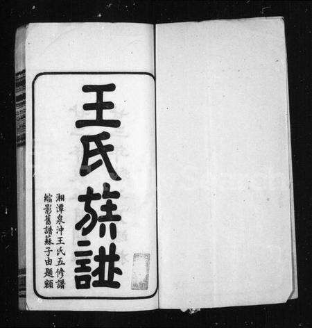 湖南王氏族谱-湘潭泉冲王氏五修族谱.pdf电子版预览图1