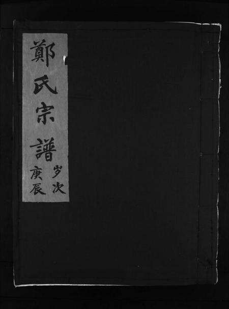 浙江郑氏族谱-郑氏宗谱 [不分卷].pdf电子版预览图1