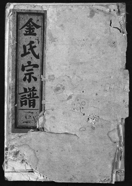 浙江金氏族谱-金氏宗谱 [3卷].pdf电子版预览图1