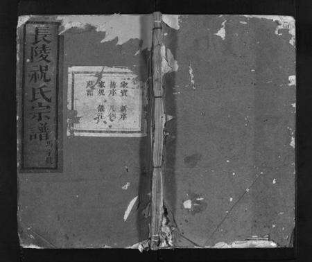 浙江祝氏族谱-长陵祝氏宗谱 [26卷].pdf电子版预览图1