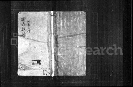 湖南谢氏族谱-谢氏族谱 [残卷].pdf电子版预览图1