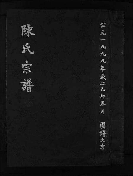 浙江陈氏族谱-陈氏宗谱 [不分卷].pdf电子版预览图1