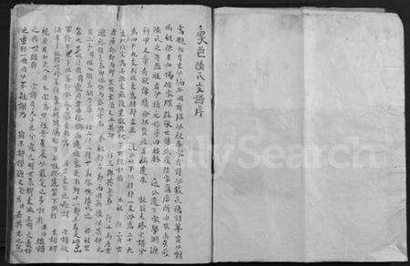 浙江陆氏族谱-陆氏支谱 [不分卷].pdf电子版预览图1