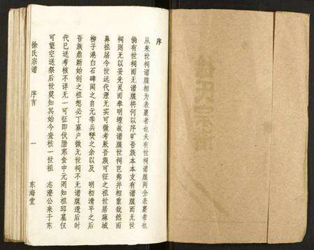 湖南徐氏族谱-徐氏宗谱.pdf电子版预览图1