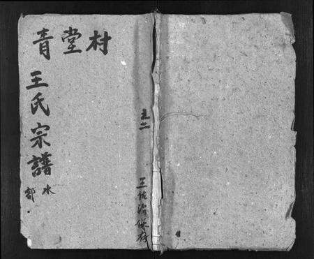 浙江王氏族谱-青堂王氏宗谱 [4卷].pdf电子版预览图1