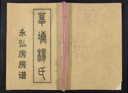 湖南杨氏族谱-草塘杨氏永弘房房谱.pdf电子版缩略图