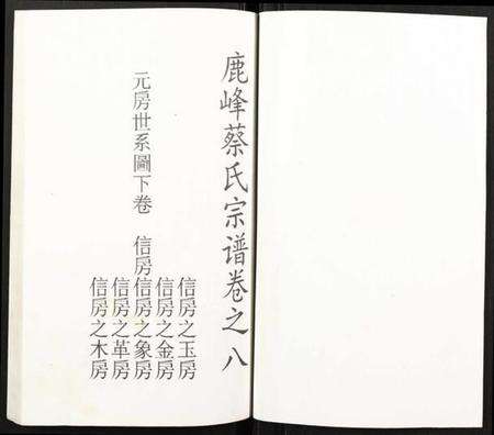 浙江蔡氏族谱-鹿凤蔡氏宗谱.pdf电子版预览图1