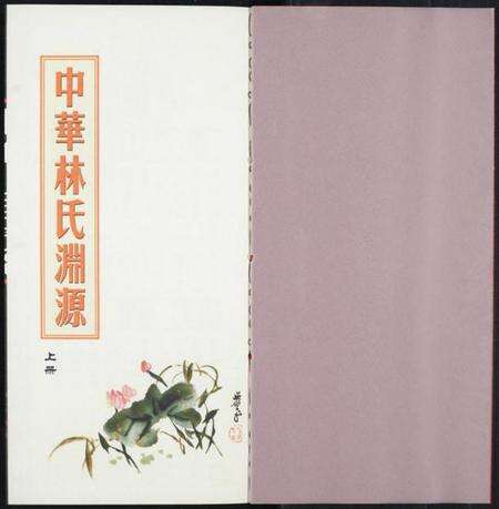 中国林氏族谱-中华林氏渊源.pdf电子版预览图1