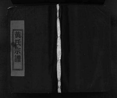 浙江黄氏族谱-黄氏宗谱 [不分卷].pdf电子版预览图1