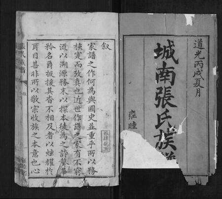 湖南张氏族谱-张氏族谱.pdf电子版预览图1