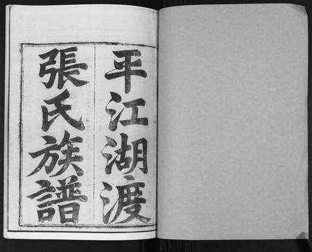 湖南张氏族谱-张氏族谱. 湖南省平江张氏孟常公裔.pdf电子版预览图1