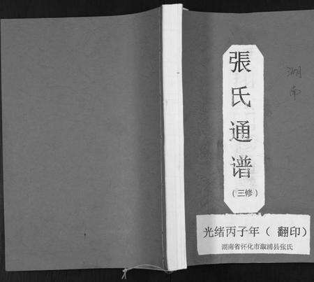 湖南张氏族谱-张氏通谱.pdf电子版缩略图