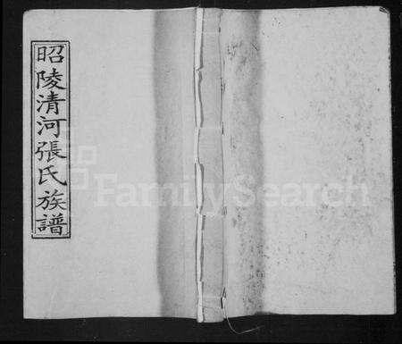 湖南张氏族谱-昭陵清河张氏族谱 [10卷,及卷首末].pdf电子版预览图1