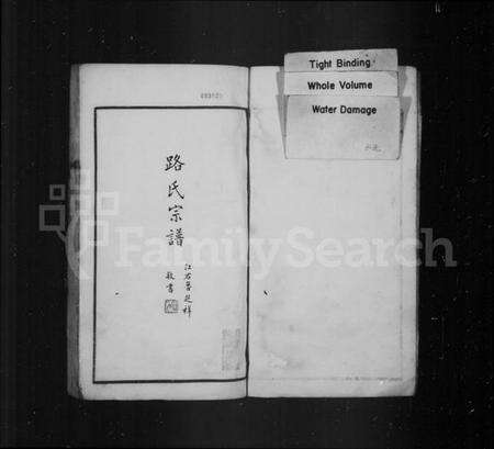 中国路氏族谱-路氏宗谱.pdf电子版预览图1