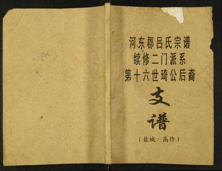 江苏吕氏族谱-吕氏宗谱.pdf电子版缩略图