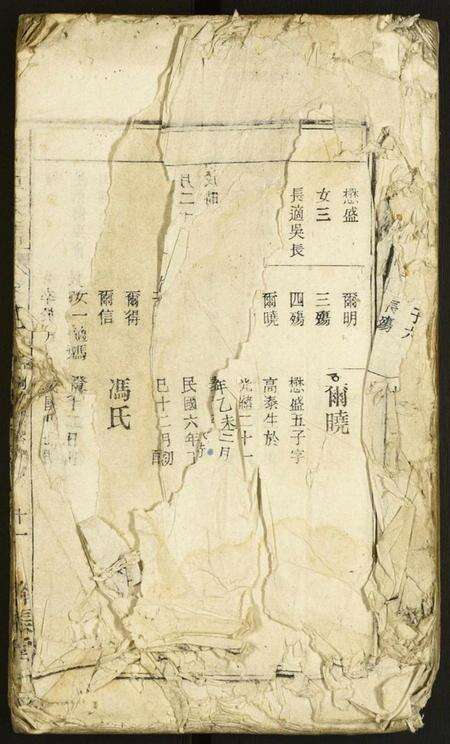 中国马氏族谱-马氏宗谱.pdf电子版预览图1