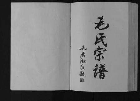 江苏毛氏族谱-毛氏宗谱[上下编].pdf电子版预览图1