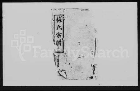 湖北梅氏族谱-梅氏宗谱 [5卷,及卷首].pdf电子版缩略图