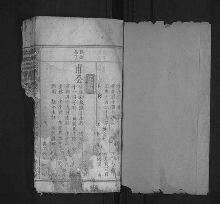 湖北闵氏族谱-闵氏宗谱[残卷].pdf电子版预览图1