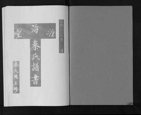 江苏秦氏族谱-秦氏宗谱[不分卷].pdf电子版预览图2