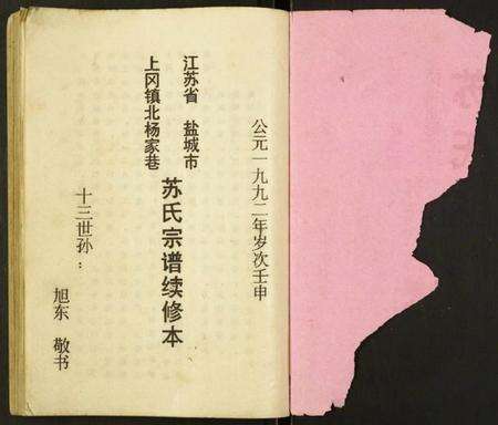 江苏苏氏族谱-苏氏宗谱.pdf电子版预览图1