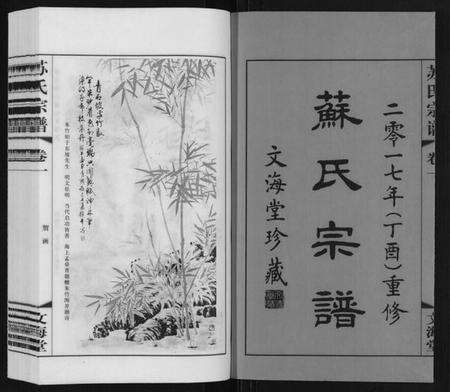 江苏苏氏族谱-苏氏宗谱[10卷].pdf电子版预览图1