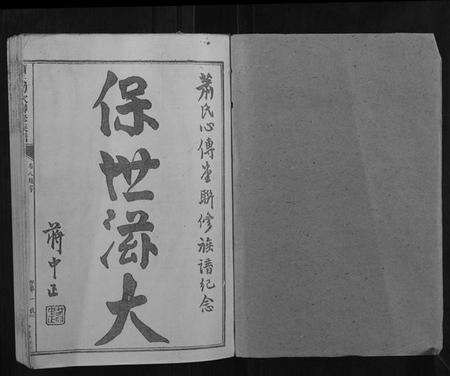 江西萧氏族谱-萧氏联修族谱.pdf电子版预览图1