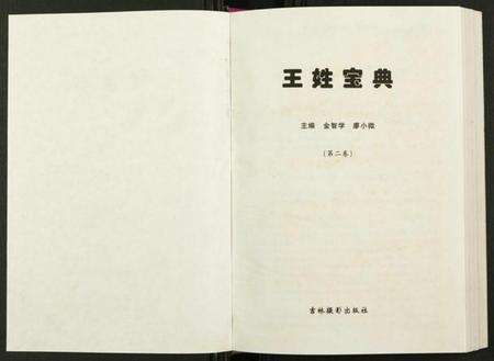 中国王氏族谱-王姓宝典.pdf电子版预览图1