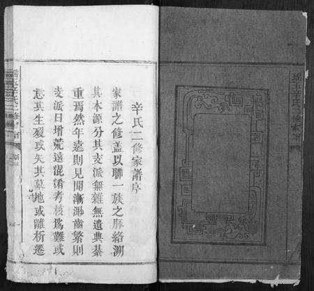 江西辛氏族谱-瑶玉辛氏二修家谱.pdf电子版预览图1