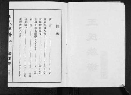 江苏王氏族谱-王氏族谱[不分卷].pdf电子版预览图1