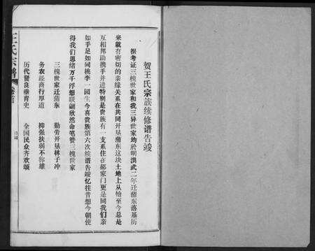 湖北王氏族谱-王氏宗谱.pdf电子版预览图1