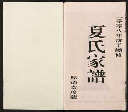 江苏夏氏族谱-夏氏家谱 [全1册].pdf电子版预览图1