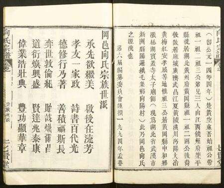 湖北向氏族谱-向氏宗谱.pdf电子版预览图2