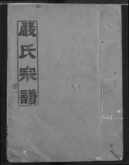 湖北严氏族谱-严氏宗谱.pdf电子版缩略图