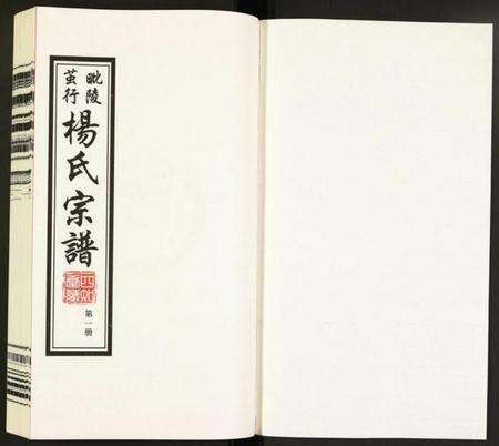 江苏杨氏族谱-杨氏宗谱.pdf电子版预览图1