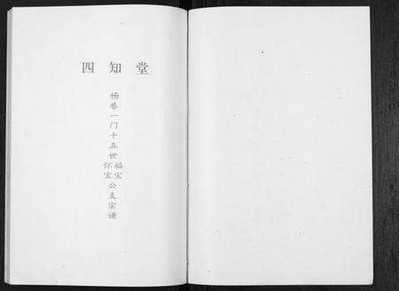 江苏杨氏族谱-杨氏宗谱[不分卷].pdf电子版预览图1