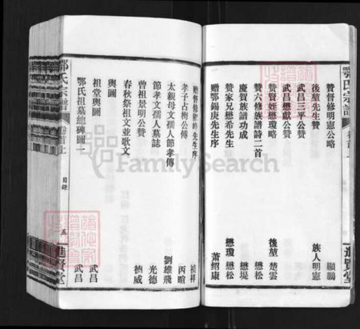 湖北省武汉市新洲区凤凰镇鄂氏进贤堂族谱-鄂氏宗谱.pdf电子版预览图5