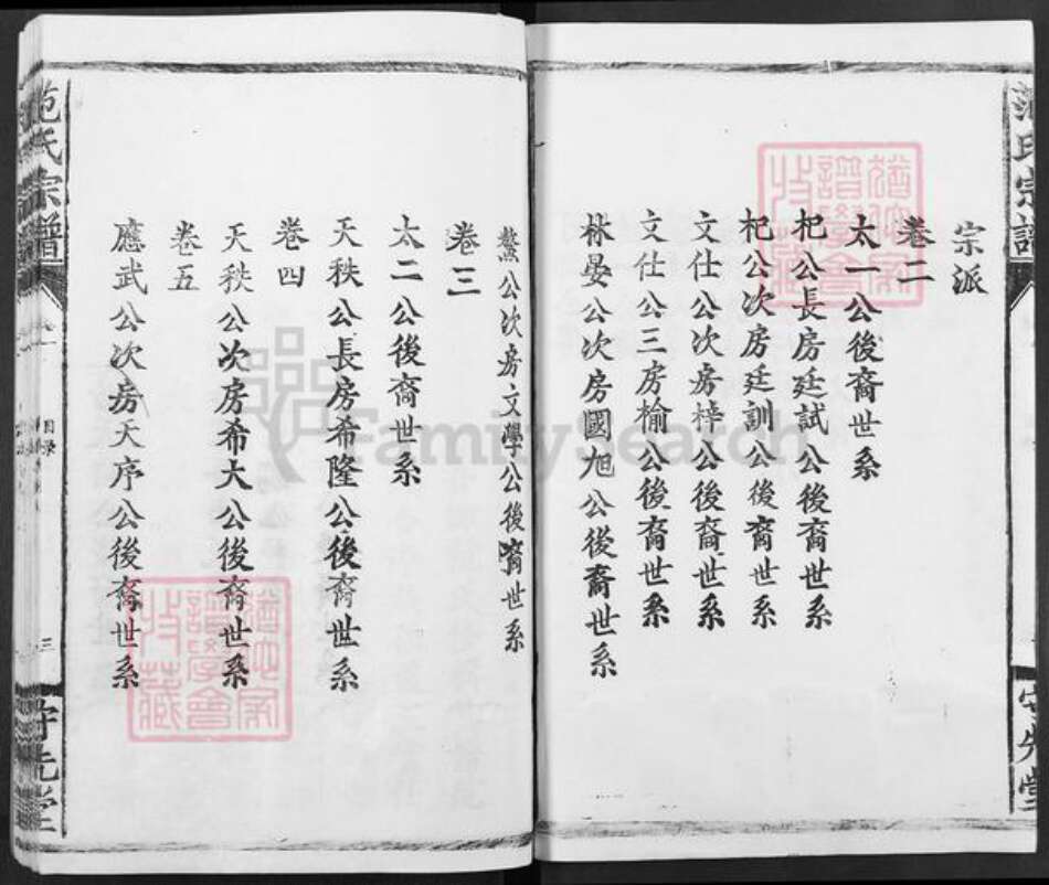 湖北省武汉市江汉区武汉范氏守先堂族谱-范氏宗谱.pdf电子版预览图3