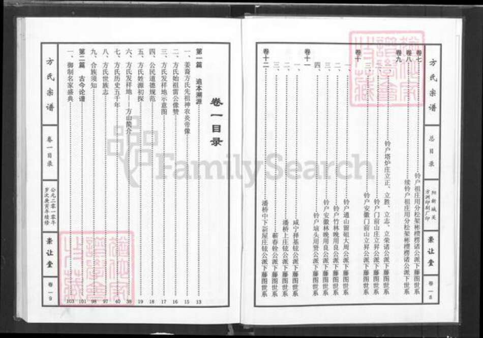 湖北省黄石市阳新县富池镇方氏崇让堂族谱-方氏宗谱.pdf电子版预览图5