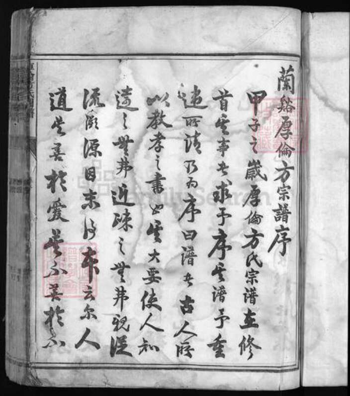 浙江省金华市方氏族谱-厚伦方氏宗谱 [不分卷].pdf电子版预览图3